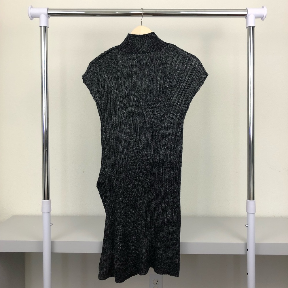 NWT Nasty Gal Foxiedox Knit Side Slit Mock Sweater - Picture 5 of 8
